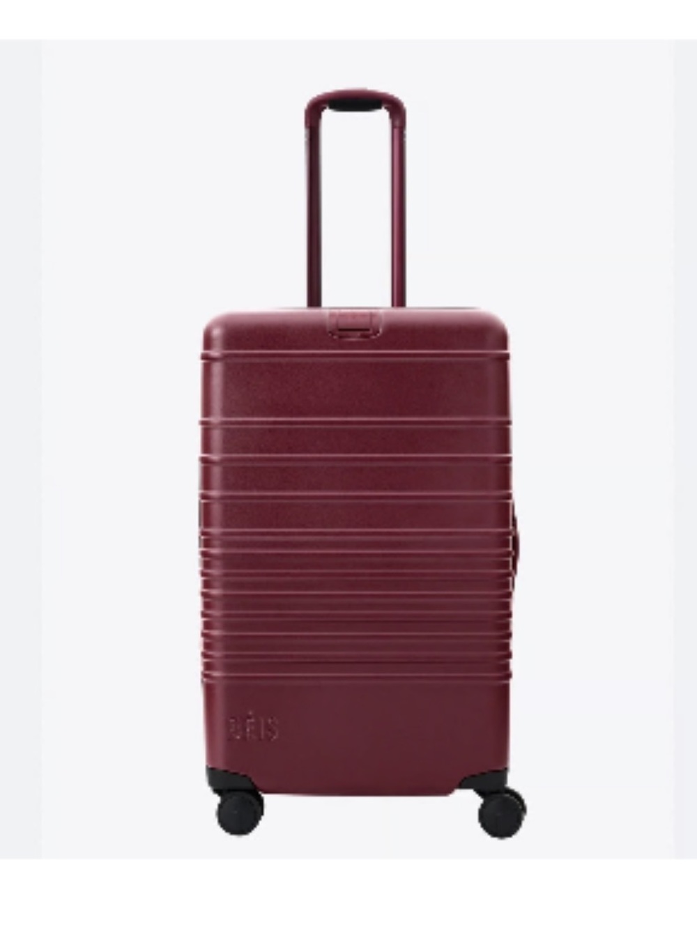 Beis Burgundy large check in roller